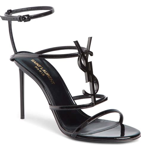 ysl barely there sandals|Saint Laurent Sin Ankle Strap Sandal (Women) .